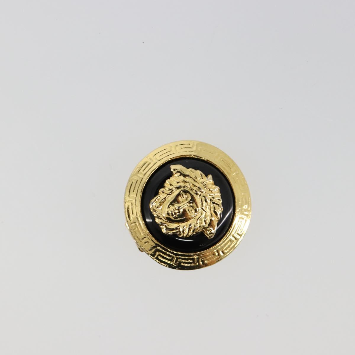 Gianni Versace Medusa Earring metal Gold Auth BA13250