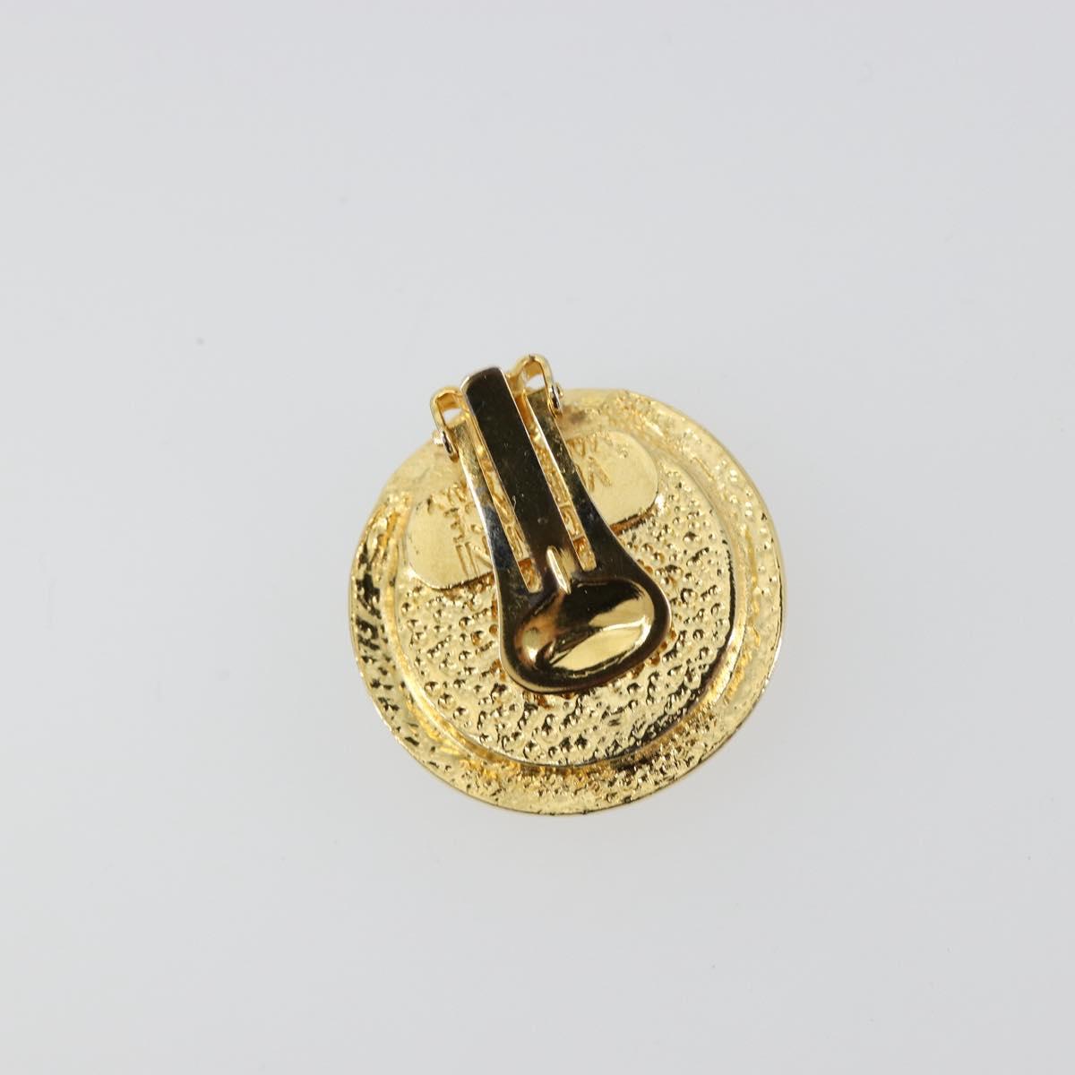 Gianni Versace Medusa Earring metal Gold Auth BA13250