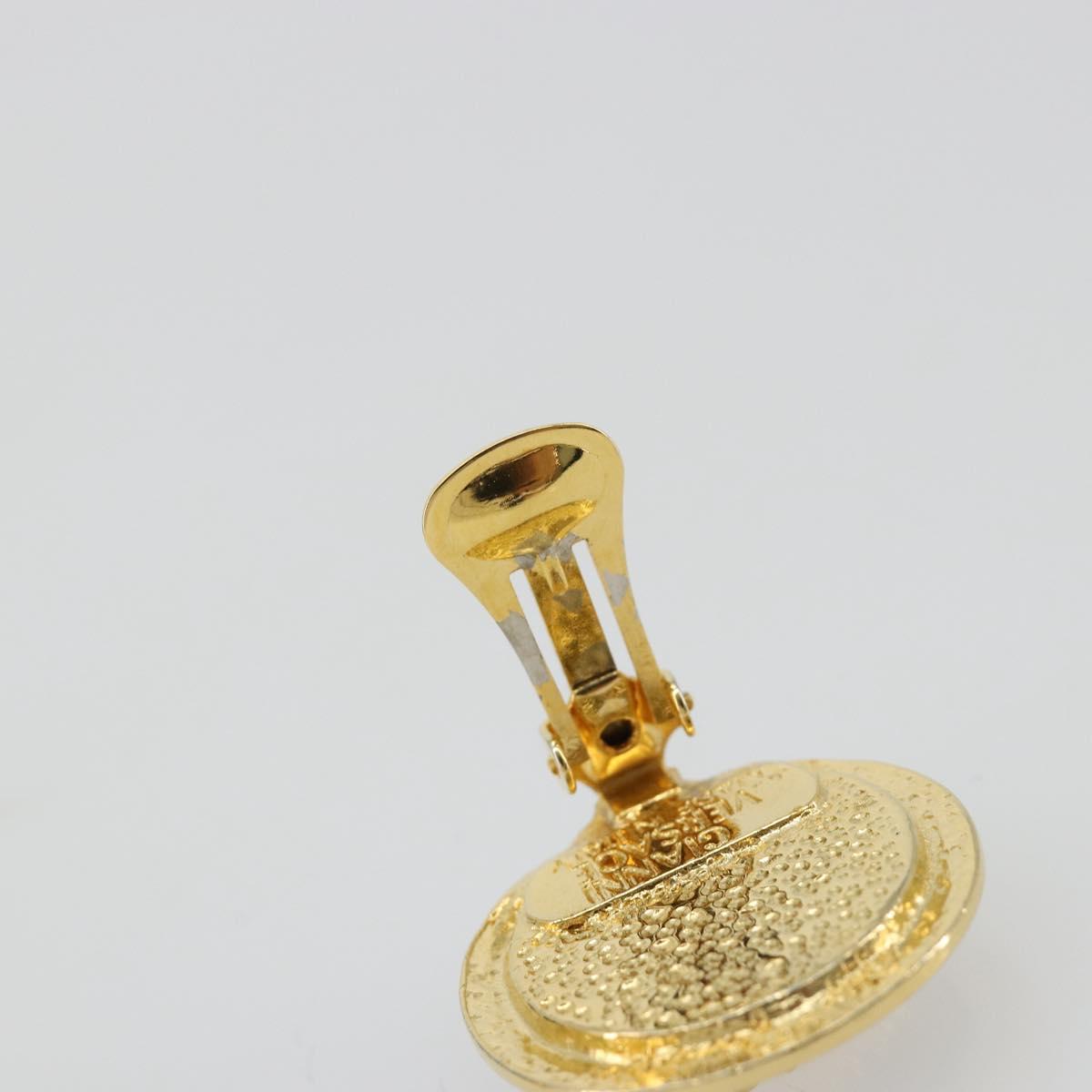 Gianni Versace Medusa Earring metal Gold Auth BA13250