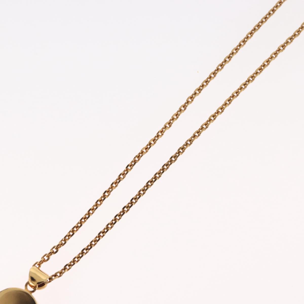 Gianni Versace Medusa Necklace metal Gold Auth BA13251
