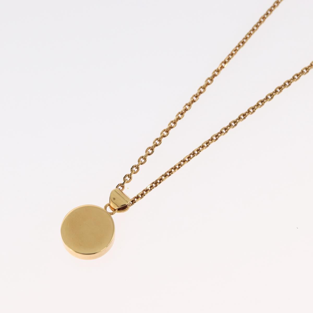 Gianni Versace Medusa Necklace metal Gold Auth BA13251