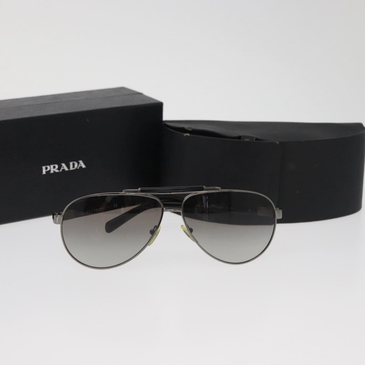 PRADA Sunglasses plastic Black Auth BA13253