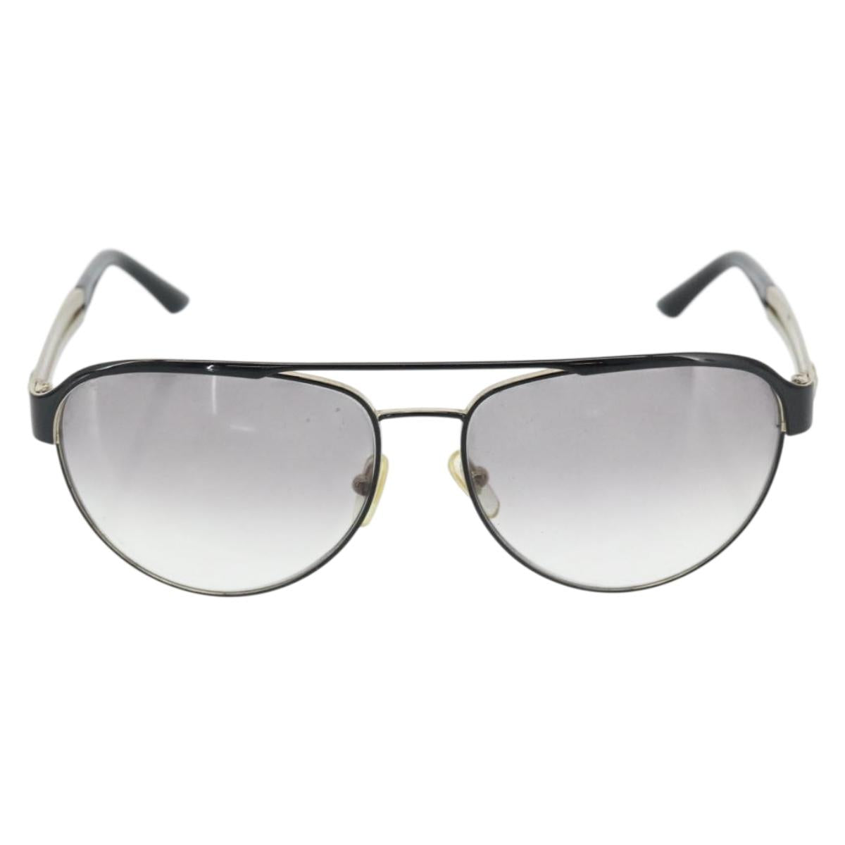 VERSACE Medusa Sunglasses metal Black Auth BA13255