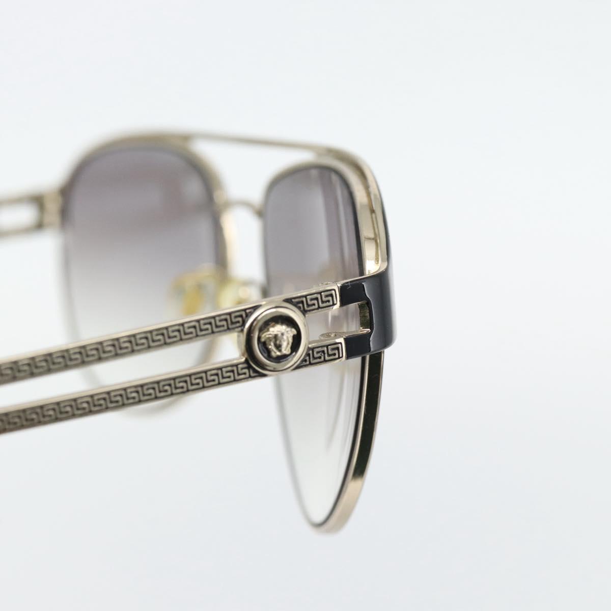 VERSACE Medusa Sunglasses metal Black Auth BA13255