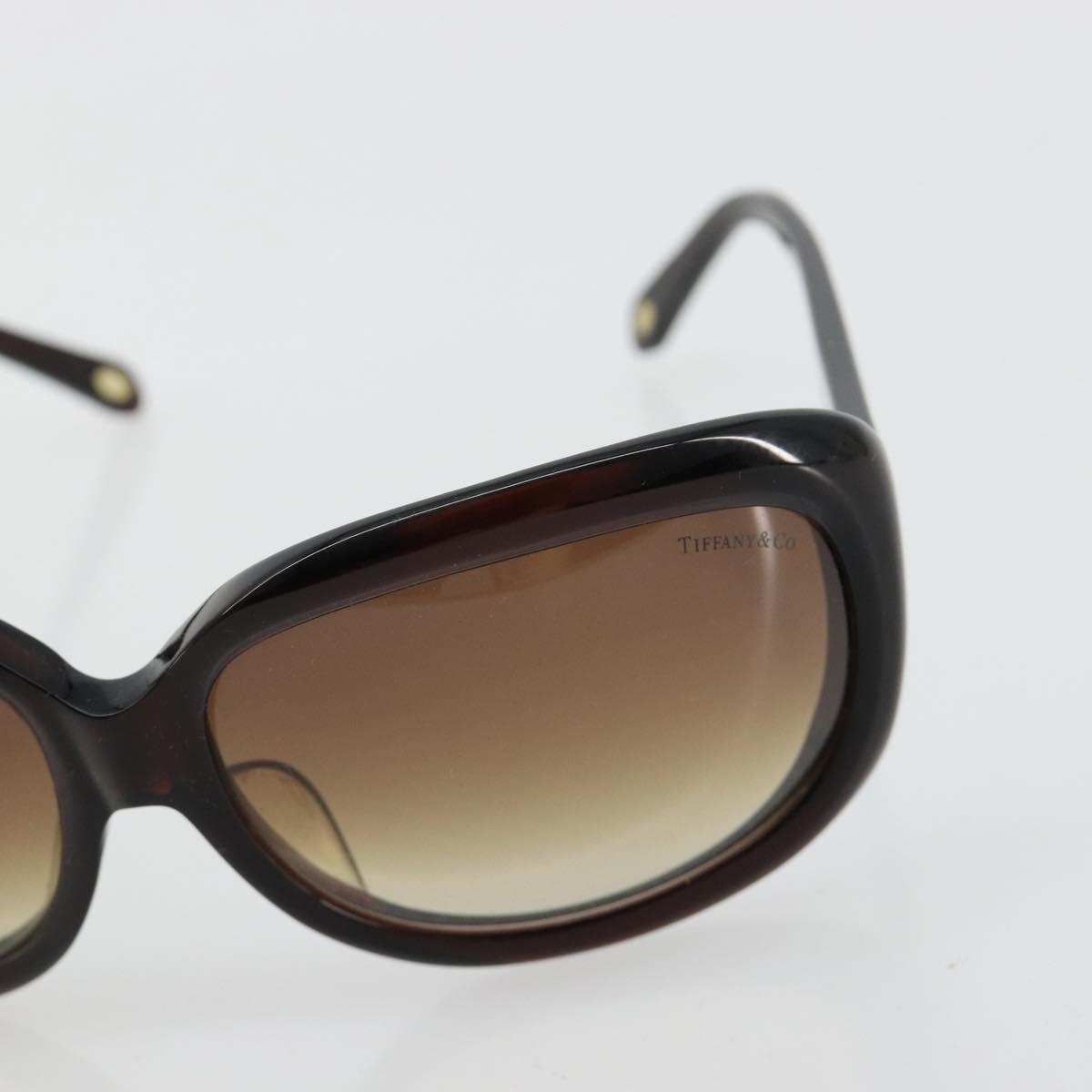 TIFFANY&Co. Sunglasses plastic Brown Auth BA13256