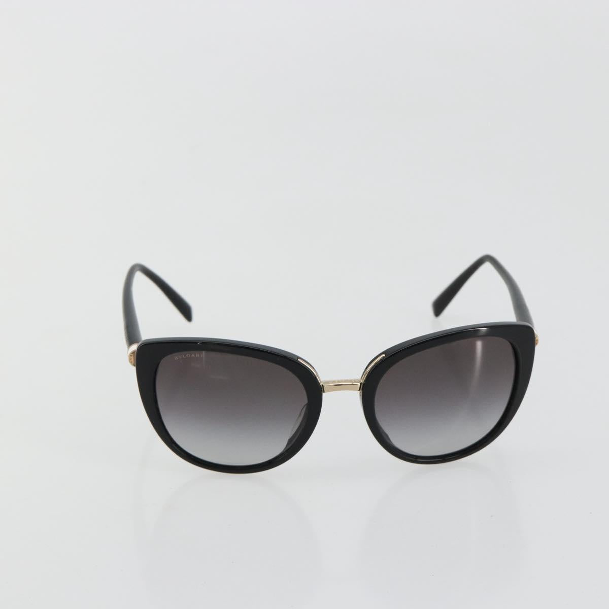 BVLGARI Sunglasses plastic Black Auth BA13257