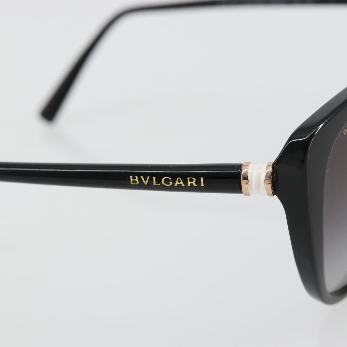 BVLGARI Sunglasses plastic Black Auth BA13257