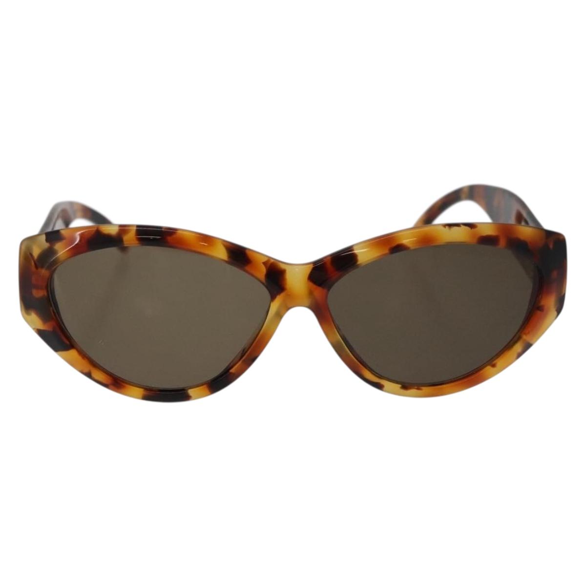 GUCCI Sunglasses Plastic Brown Gold 2195/S Auth BA13259