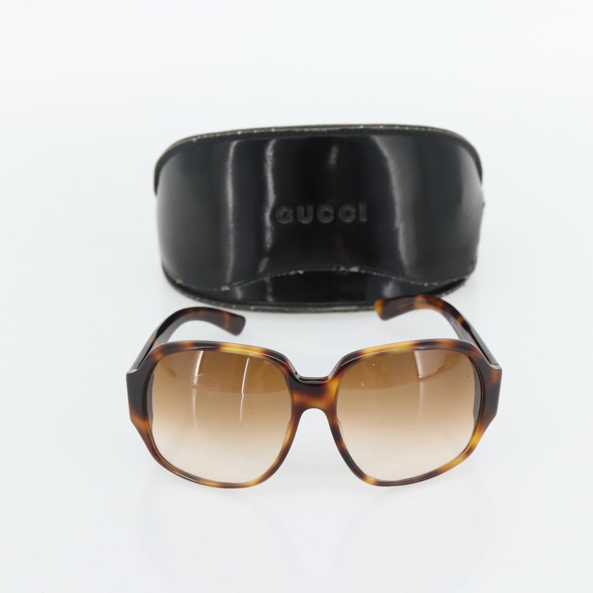GUCCI Tortoise Pattern Sunglasses Plastic Brown Auth BA13260