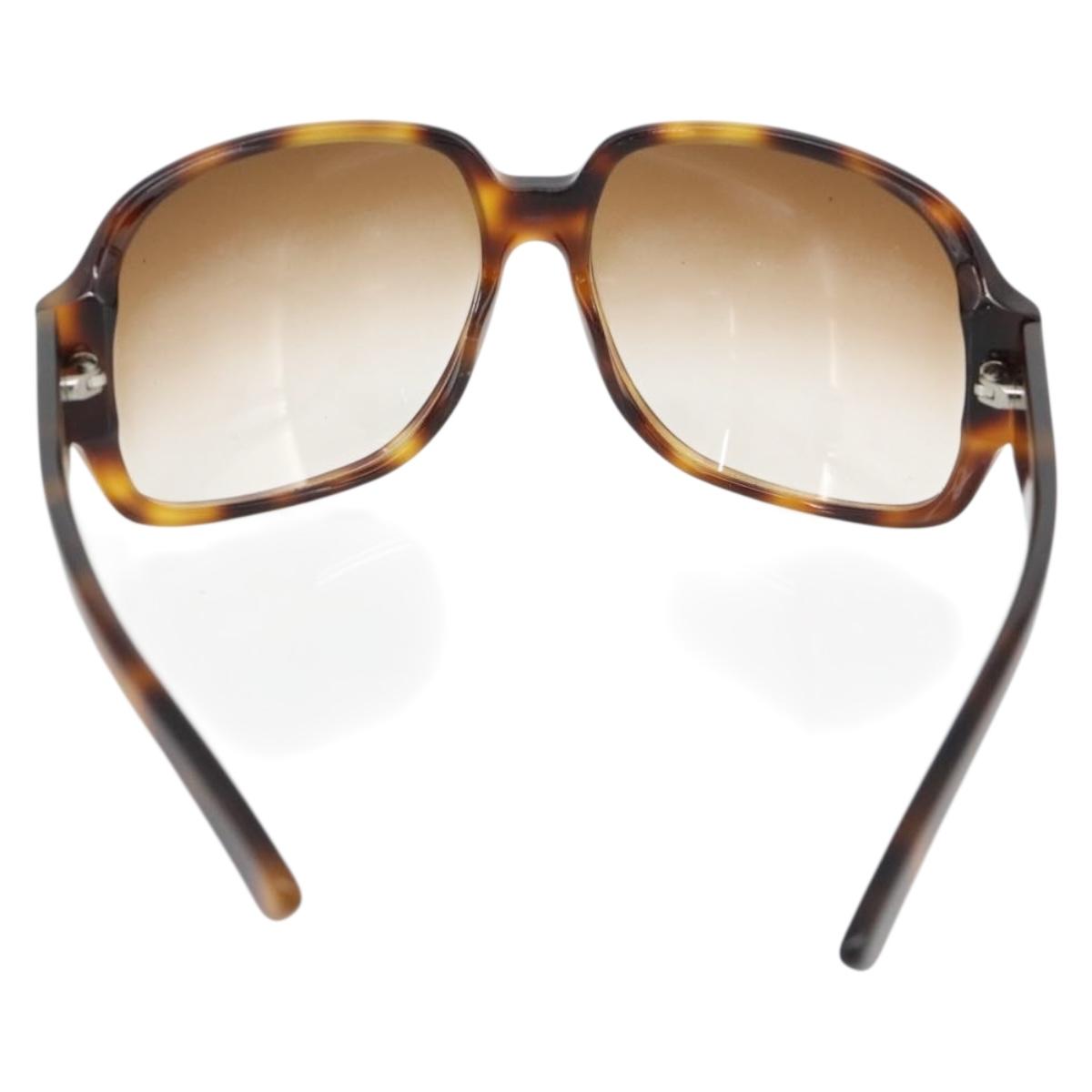 GUCCI Tortoise Pattern Sunglasses Plastic Brown Auth BA13260