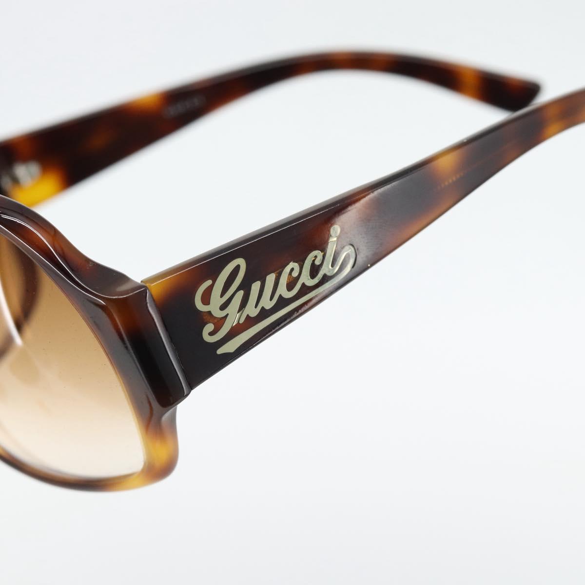 GUCCI Tortoise Pattern Sunglasses Plastic Brown Auth BA13260