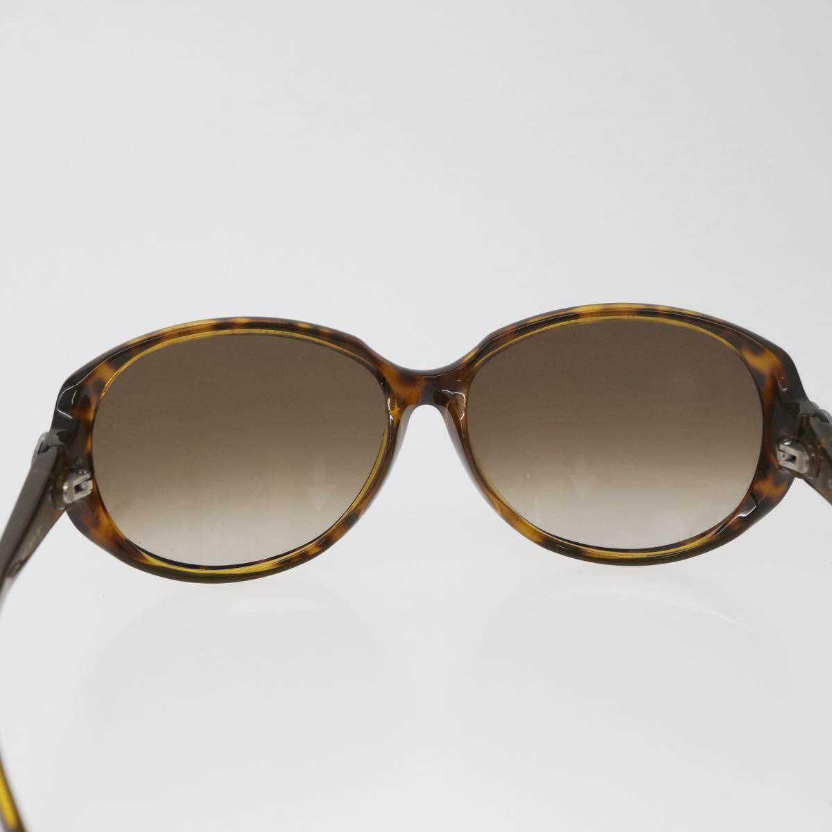 GUCCI Tortoise Pattern Sunglasses Plastic Brown Silver Auth BA13261
