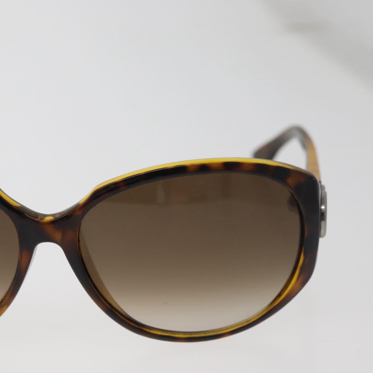 GUCCI Tortoise Pattern Sunglasses Plastic Brown Silver Auth BA13261