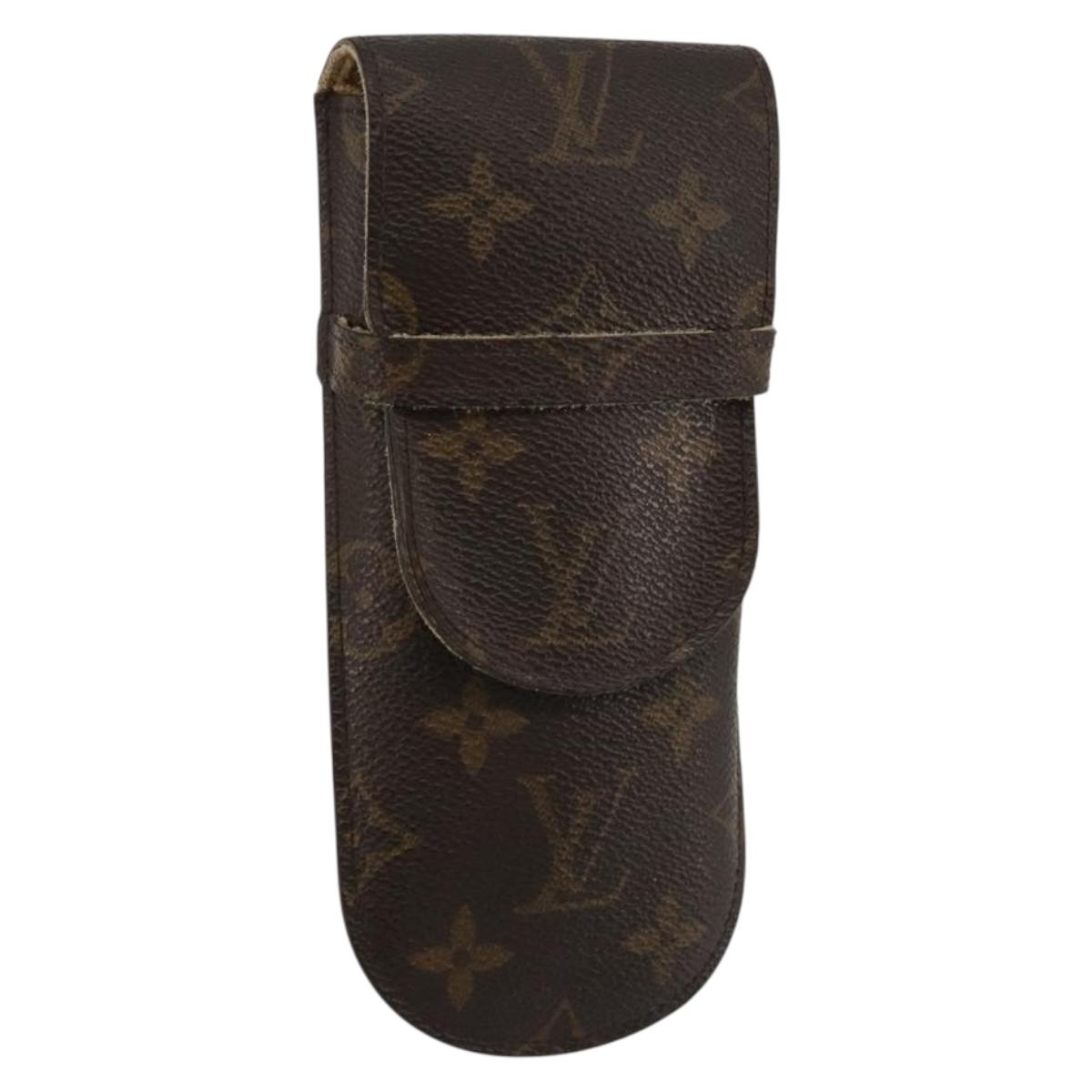 LOUIS VUITTON Monogram Etui Lunette Rabat Glasses Case M62970 LV Auth BA13269