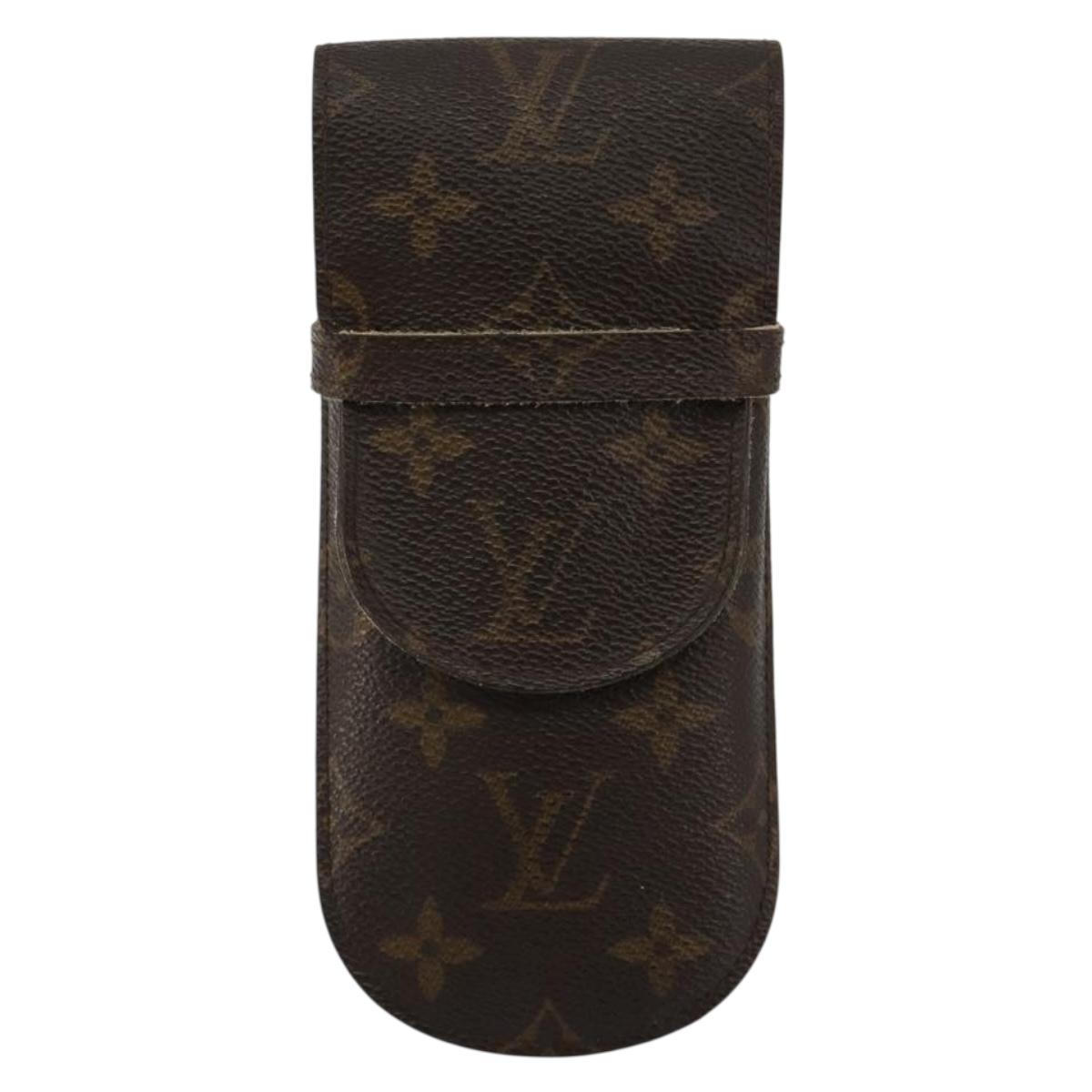 LOUIS VUITTON Monogram Etui Lunette Rabat Glasses Case M62970 LV Auth BA13269