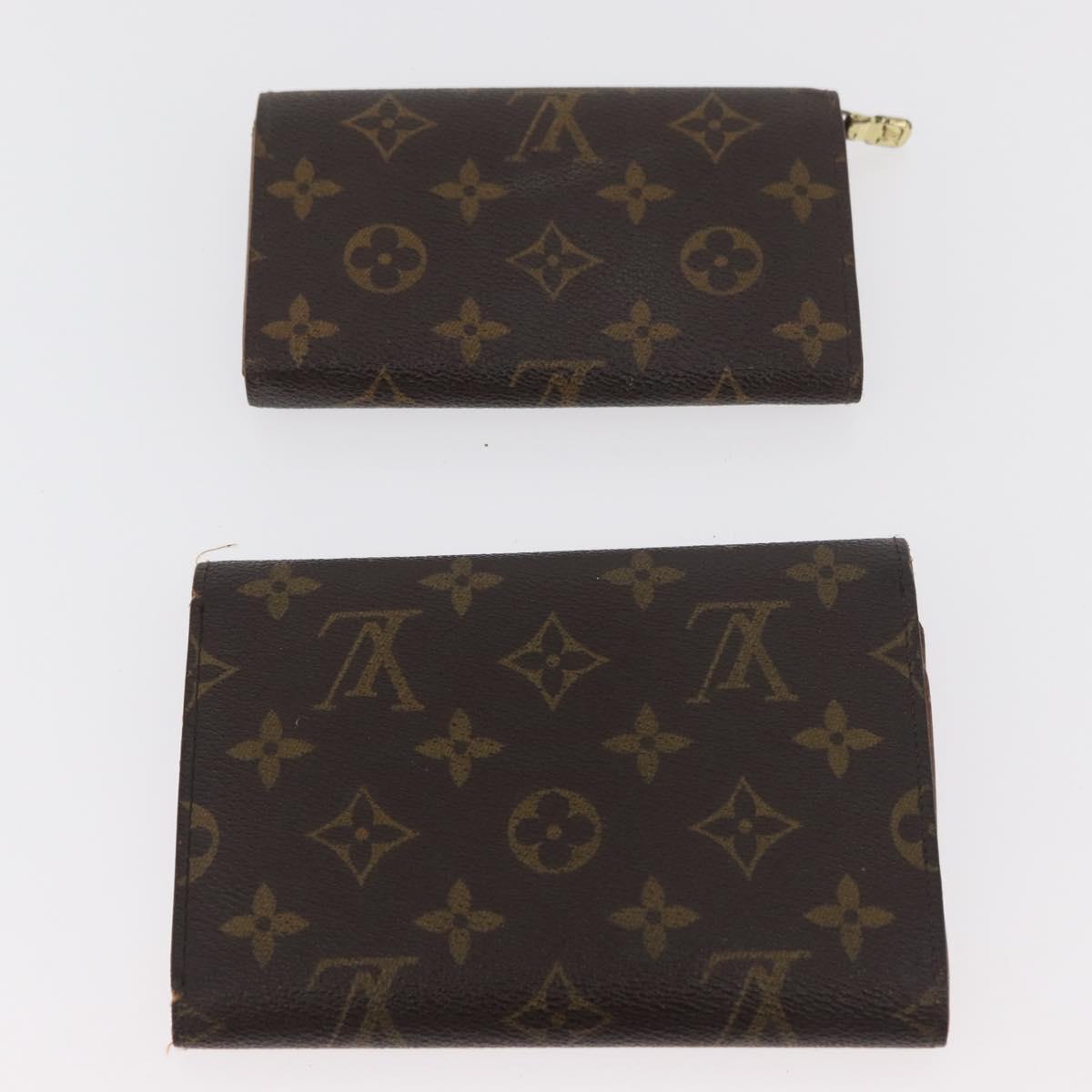 LOUIS VUITTON Monogram Wallet 5 Set LV Auth BA13272