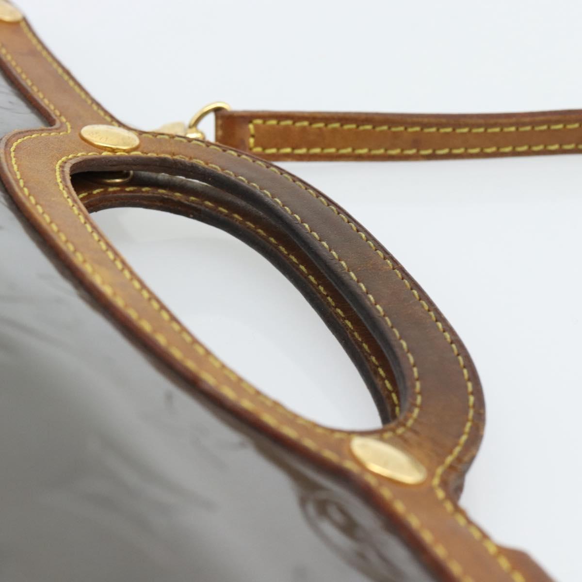 LOUIS VUITTON Monogram Vernis Roxbury Drive Bag 2way Indigo M91373 Auth BA13287