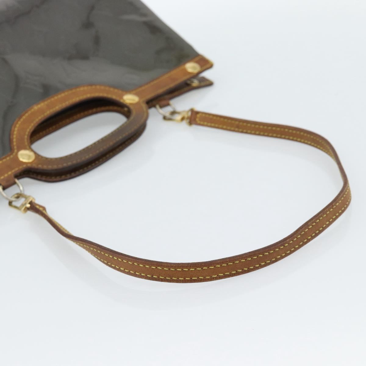 LOUIS VUITTON Monogram Vernis Roxbury Drive Bag 2way Indigo M91373 Auth BA13287