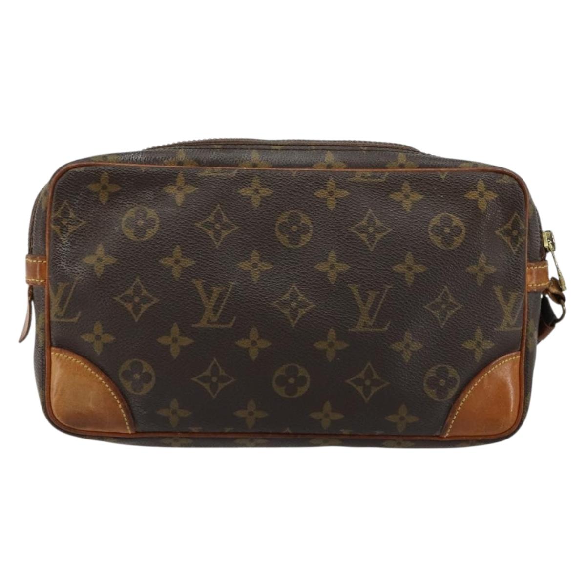 LOUIS VUITTON Monogram Marly Dragonne GM Clutch Bag M51825 LV Auth BA13288
