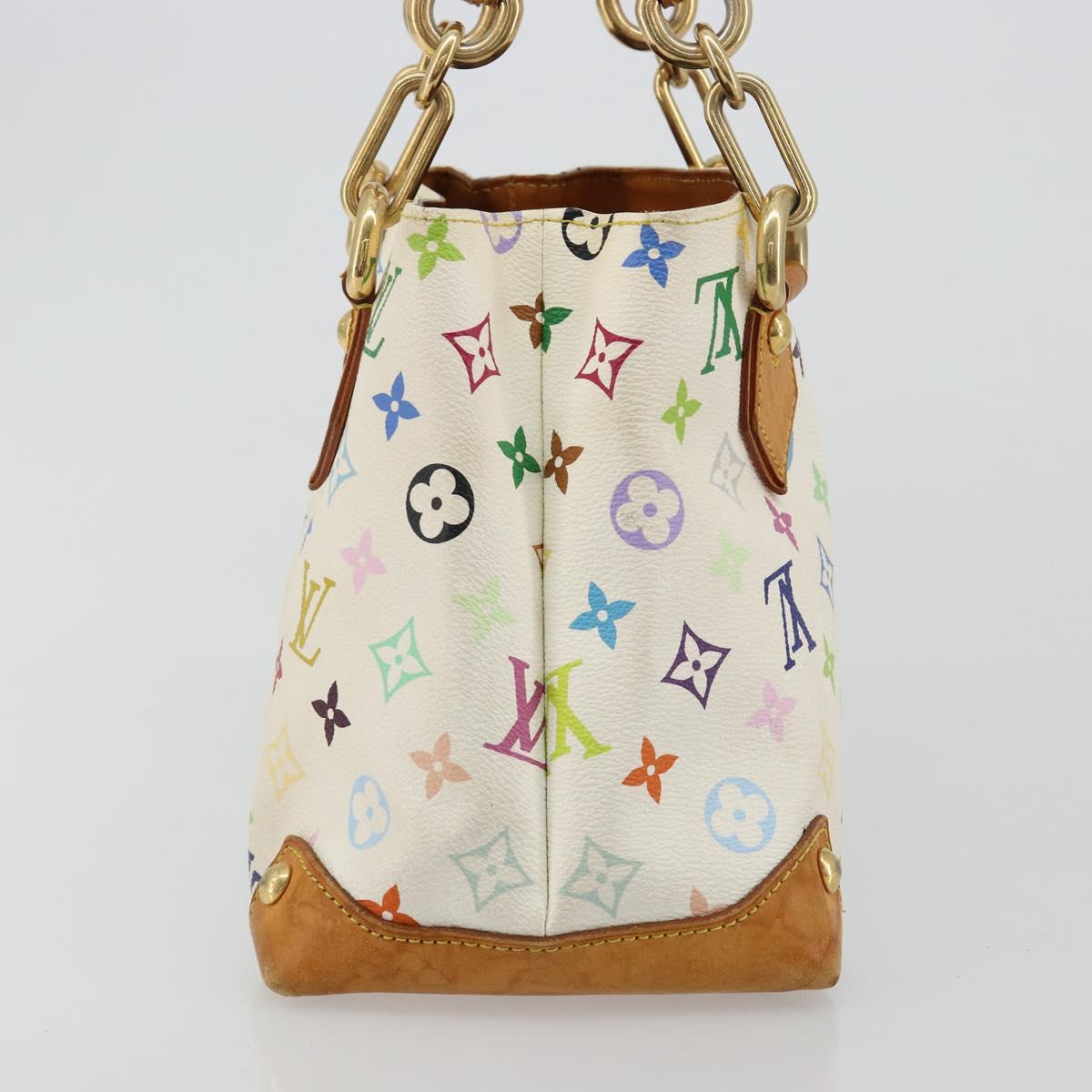 LOUIS VUITTON Monogram Multicolor Audra Hand Bag White M40047 LV Auth BA13292A