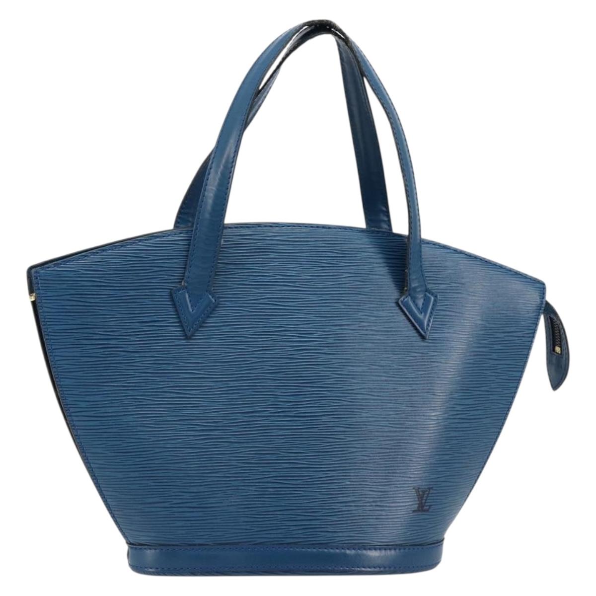 LOUIS VUITTON Epi Saint Jacques Shoulder Bag Blue M52275 LV Auth BA13296