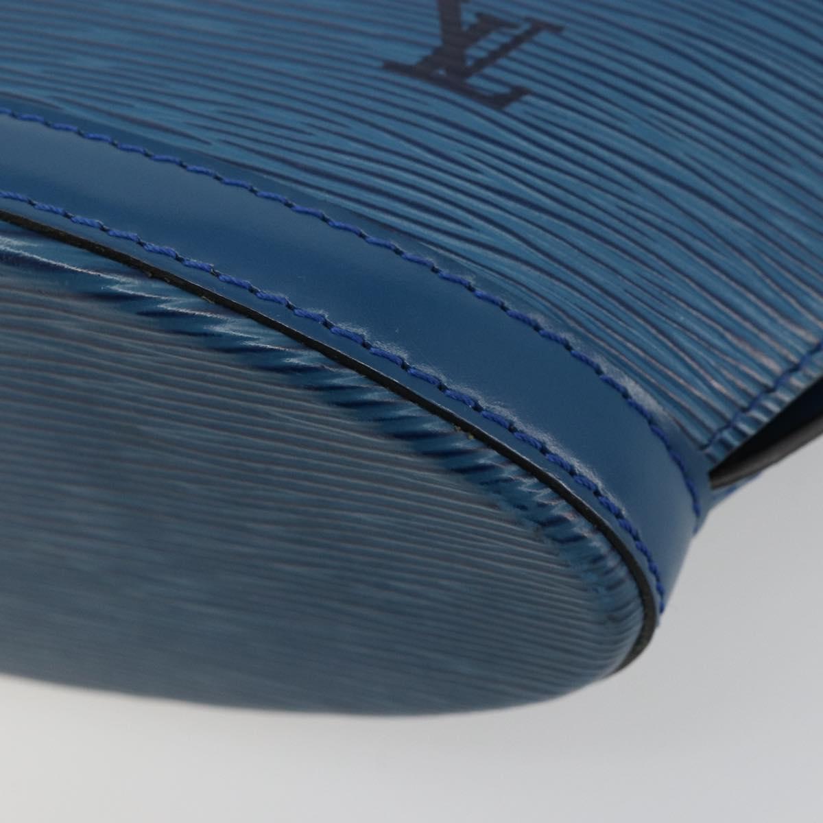 LOUIS VUITTON Epi Saint Jacques Shoulder Bag Blue M52275 LV Auth BA13296