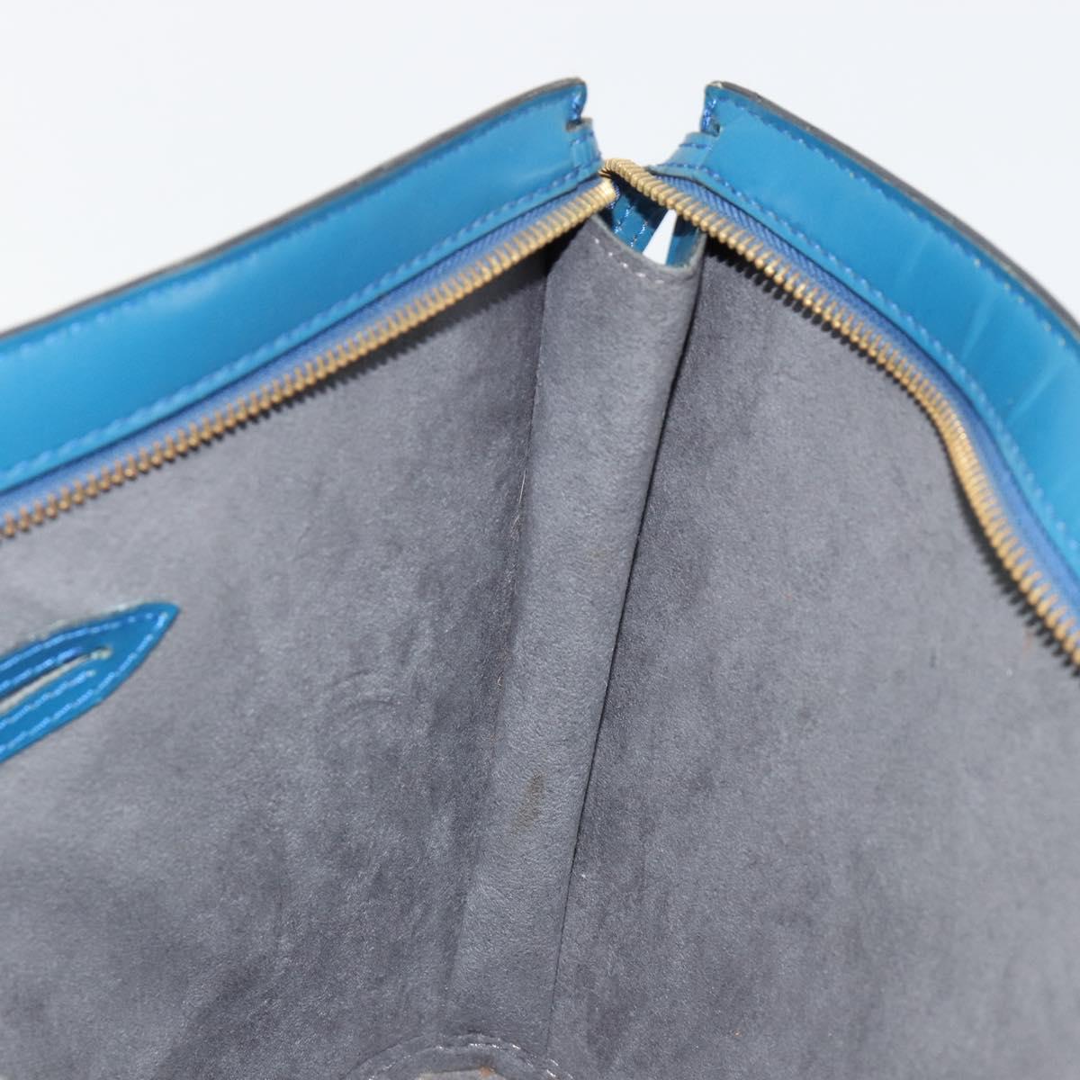LOUIS VUITTON Epi Saint Jacques Shoulder Bag Blue M52275 LV Auth BA13296