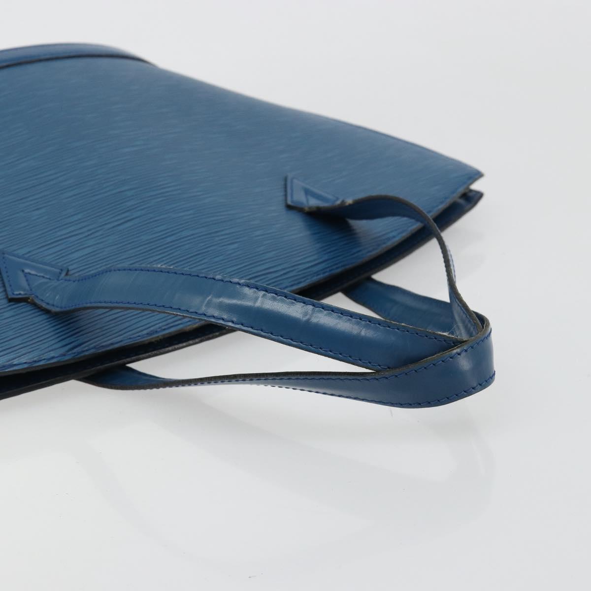 LOUIS VUITTON Epi Saint Jacques Shoulder Bag Blue M52275 LV Auth BA13296