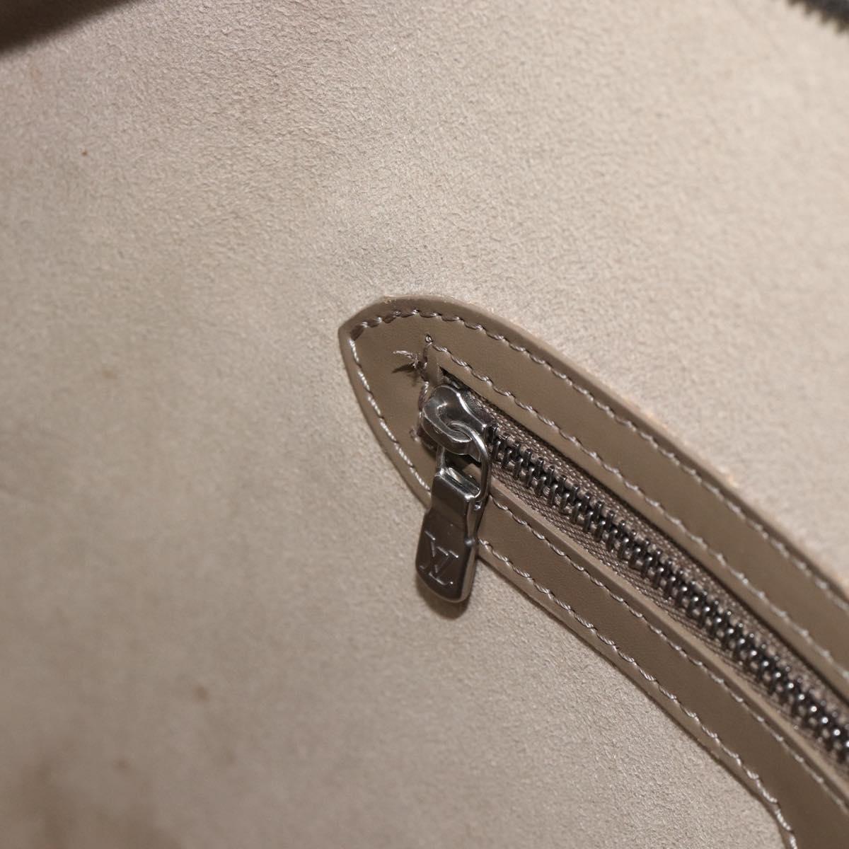 LOUIS VUITTON Epi Lussac Shoulder Bag Gray pepper M5228C LV Auth BA13297