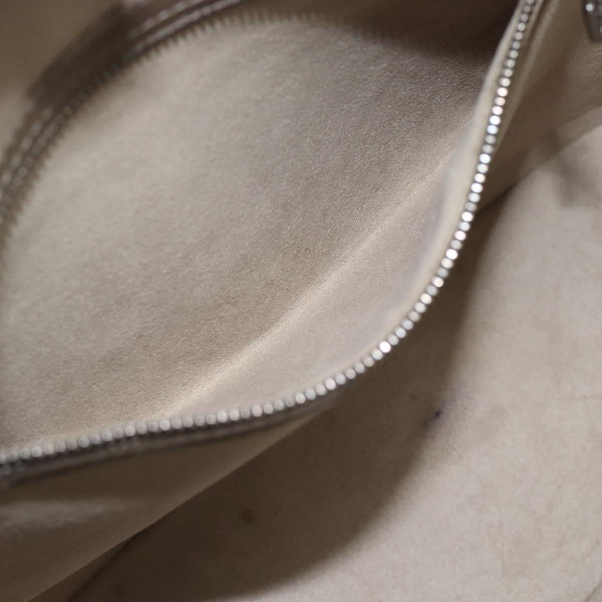 LOUIS VUITTON Epi Lussac Shoulder Bag Gray pepper M5228C LV Auth BA13297