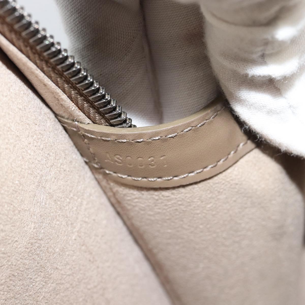 LOUIS VUITTON Epi Lussac Shoulder Bag Gray pepper M5228C LV Auth BA13297