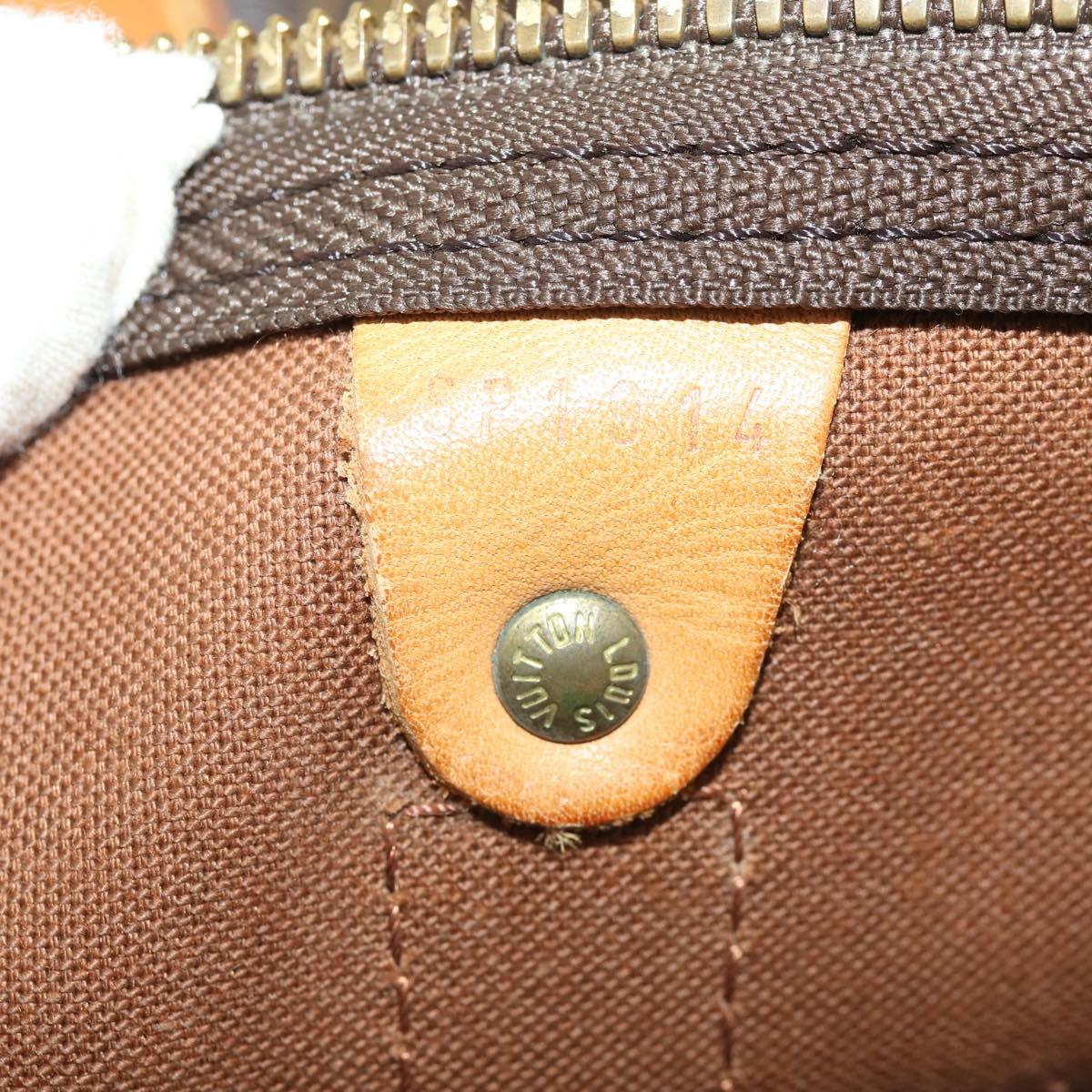 LOUIS VUITTON Monogram Keepall 50 Boston Bag M41426 LV Auth BA13298A