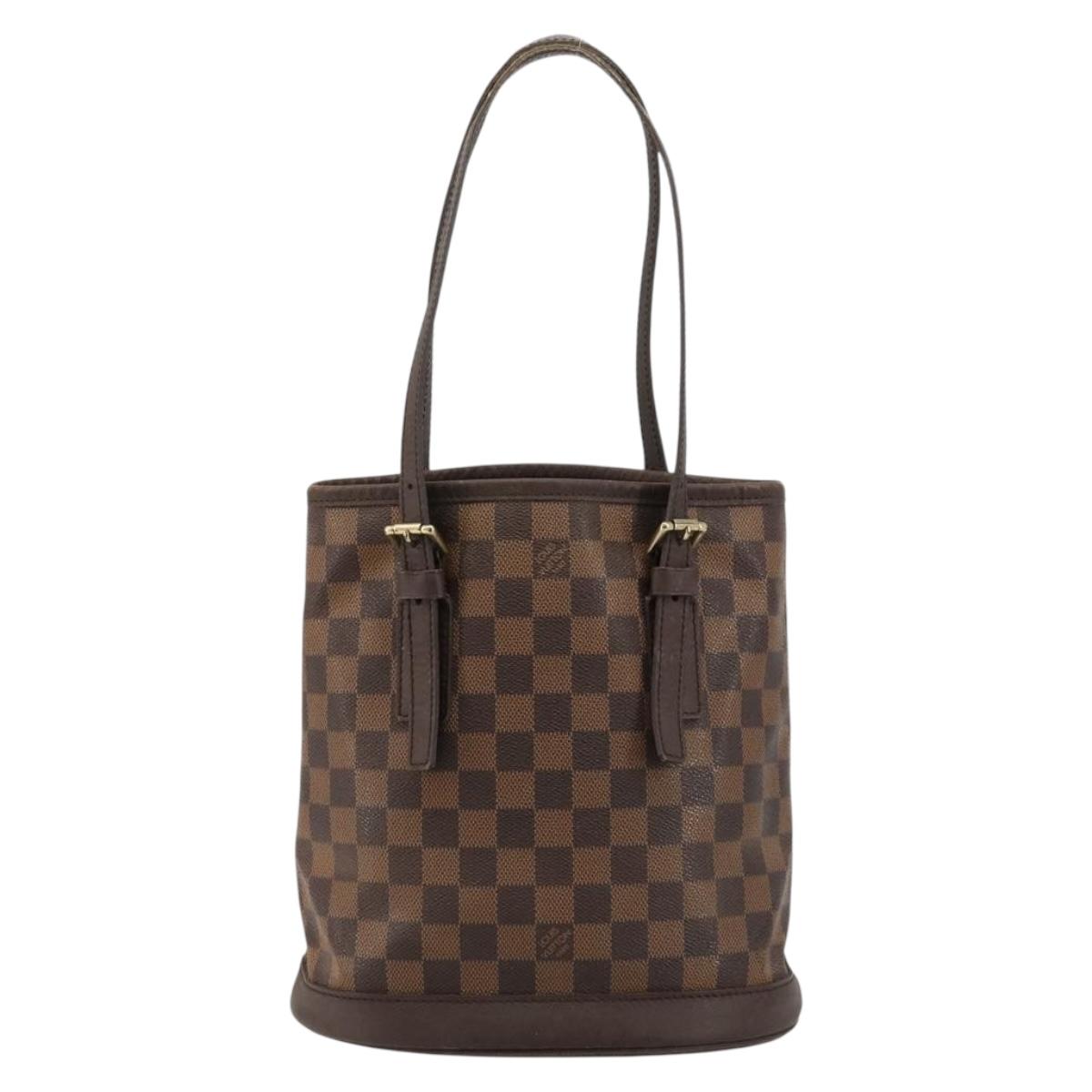 LOUIS VUITTON Damier Ebene Marais Shoulder Bag N42240 LV Auth BA13312