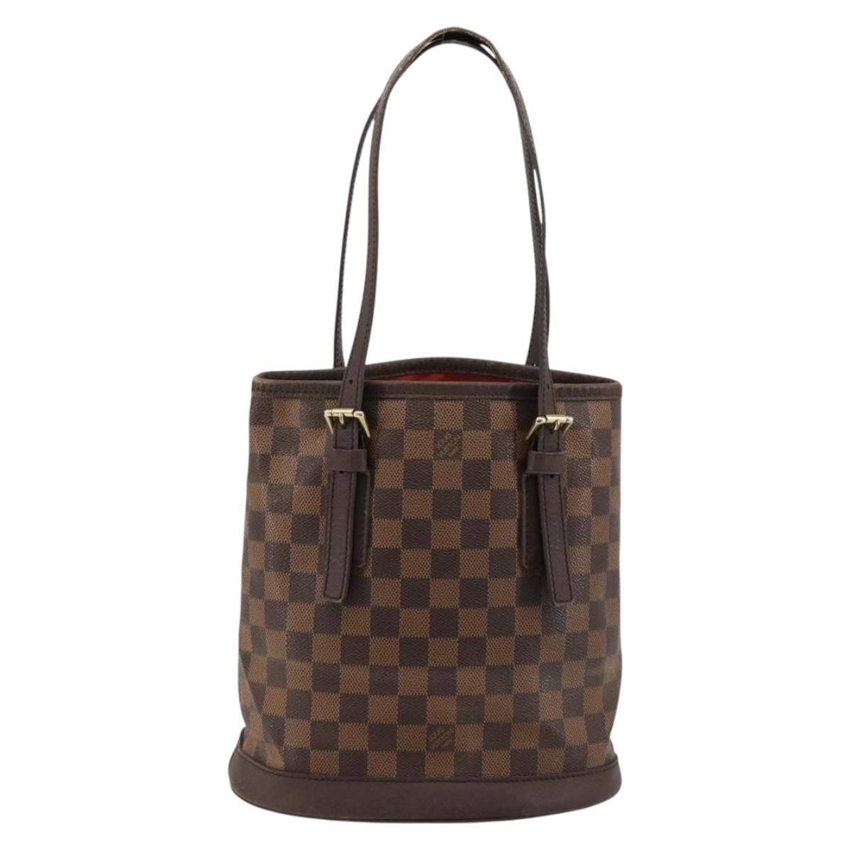 LOUIS VUITTON Damier Ebene Marais Shoulder Bag N42240 LV Auth BA13312