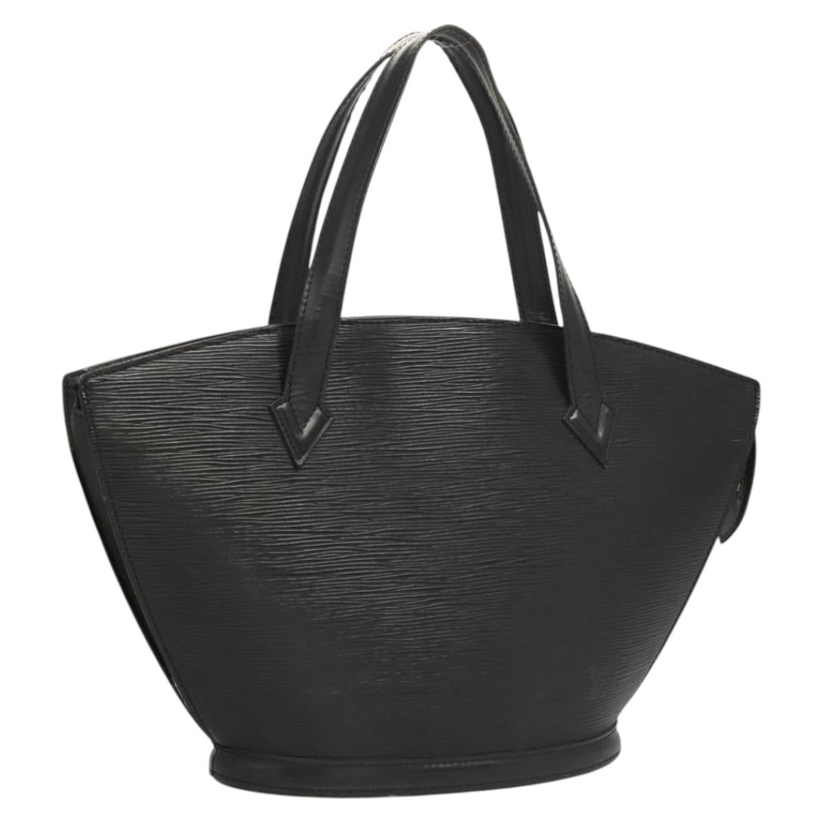 LOUIS VUITTON Epi Saint Jacques Shoulder Bag Black M50042 LV Auth BA1332