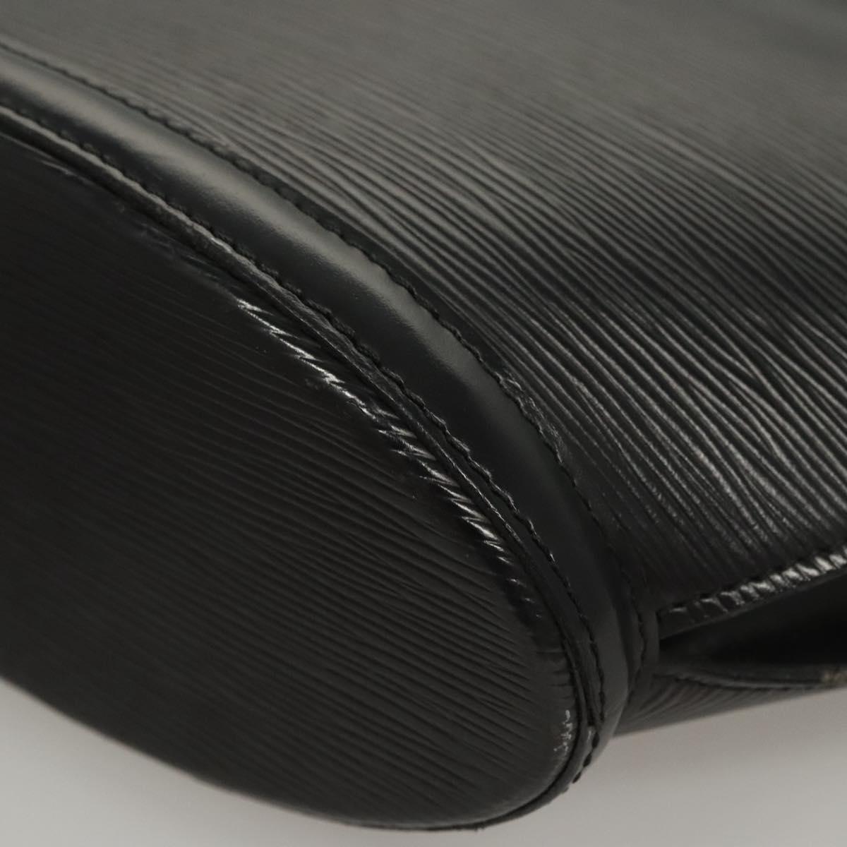 LOUIS VUITTON Epi Saint Jacques Shoulder Bag Black M50042 LV Auth BA1332