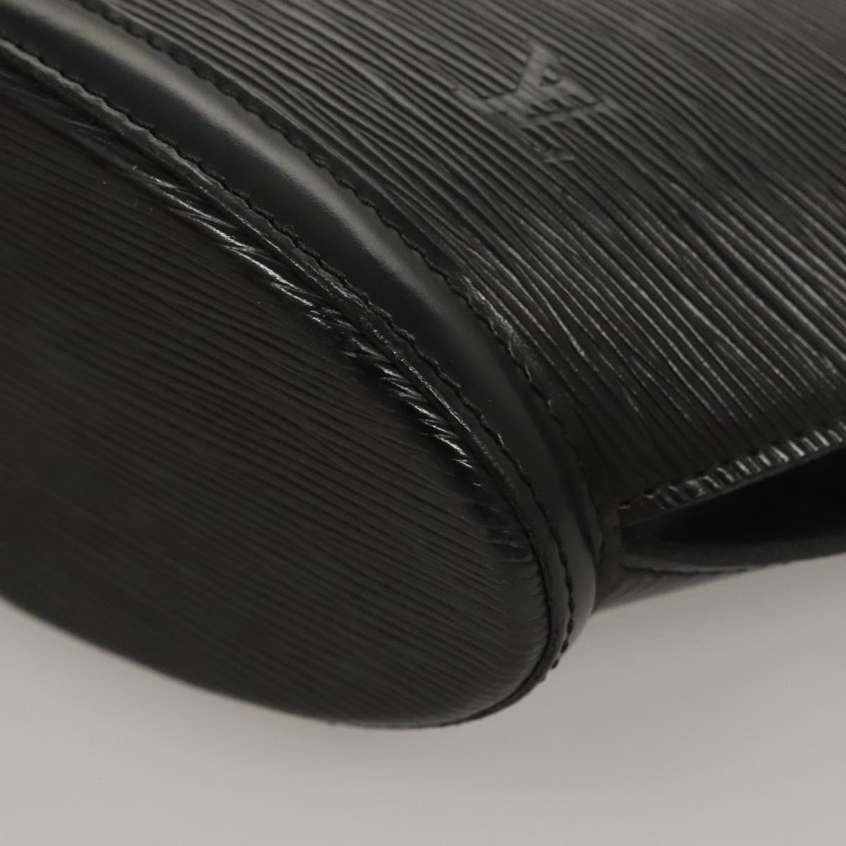 LOUIS VUITTON Epi Saint Jacques Shoulder Bag Black M50042 LV Auth BA1332