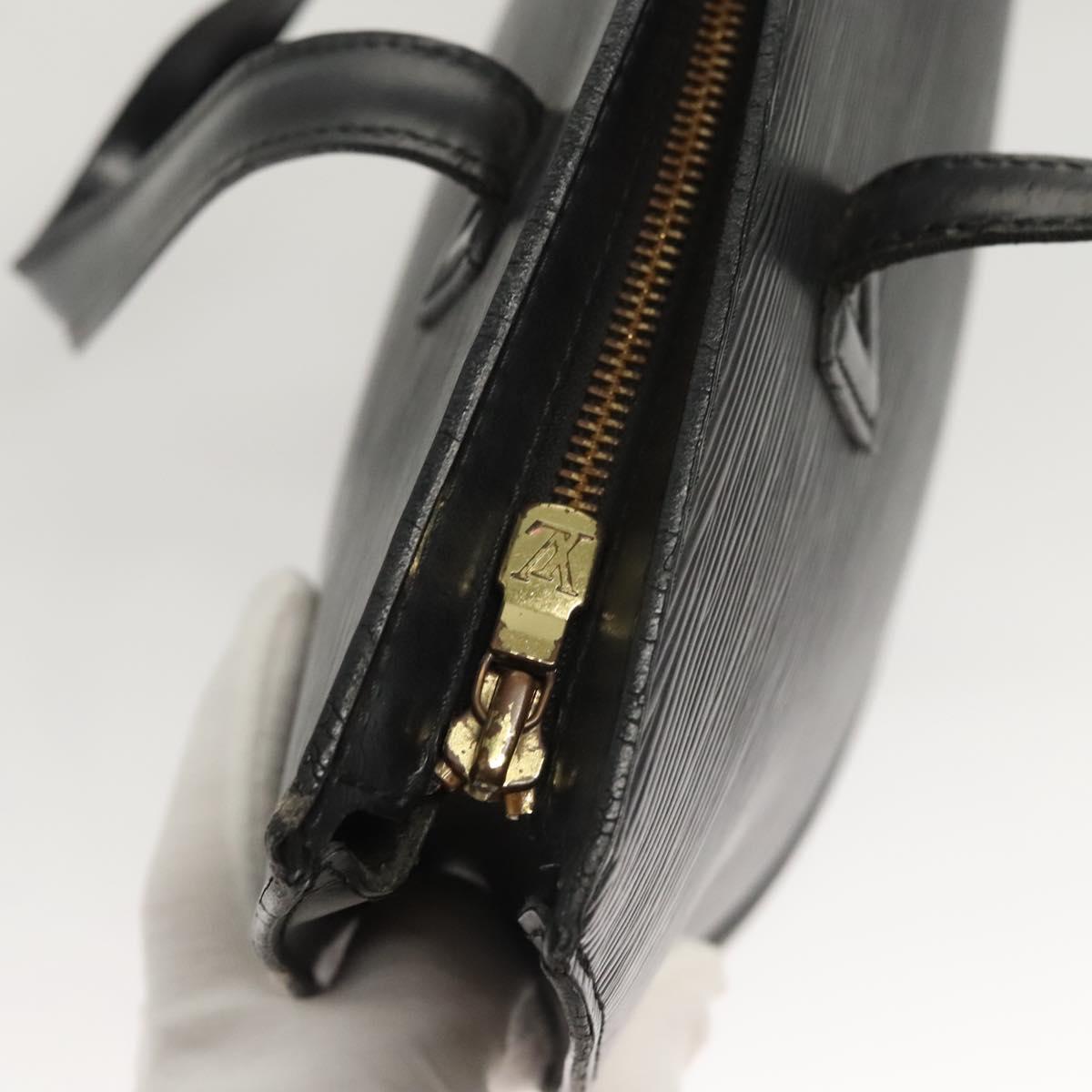 LOUIS VUITTON Epi Saint Jacques Shoulder Bag Black M50042 LV Auth BA1332