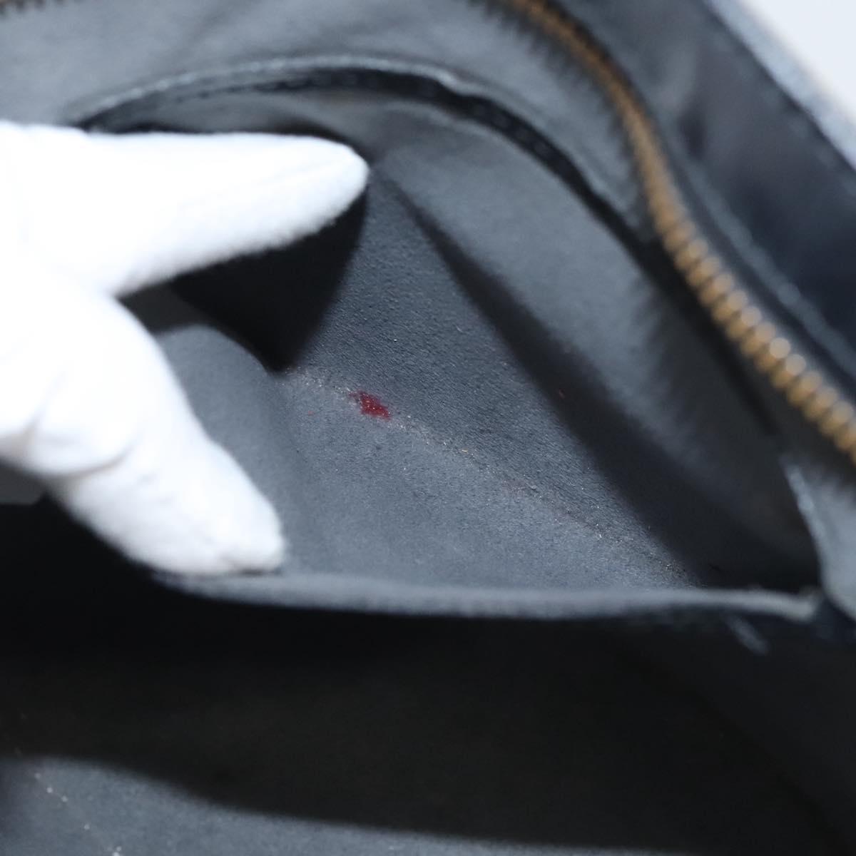 LOUIS VUITTON Epi Saint Jacques Shoulder Bag Black M50042 LV Auth BA1332