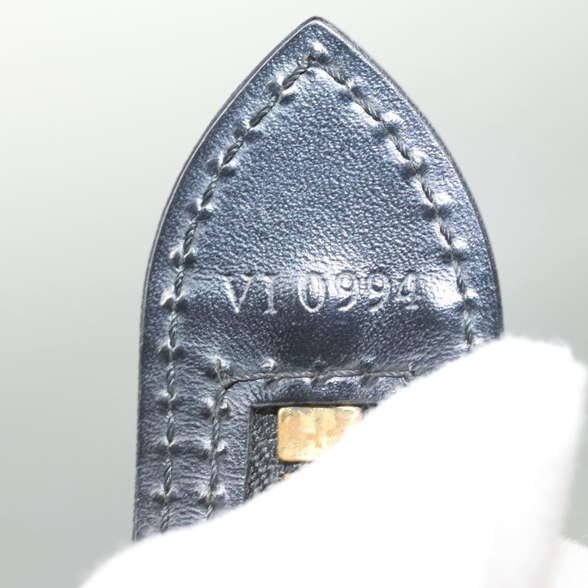 LOUIS VUITTON Epi Saint Jacques Shoulder Bag Black M50042 LV Auth BA1332