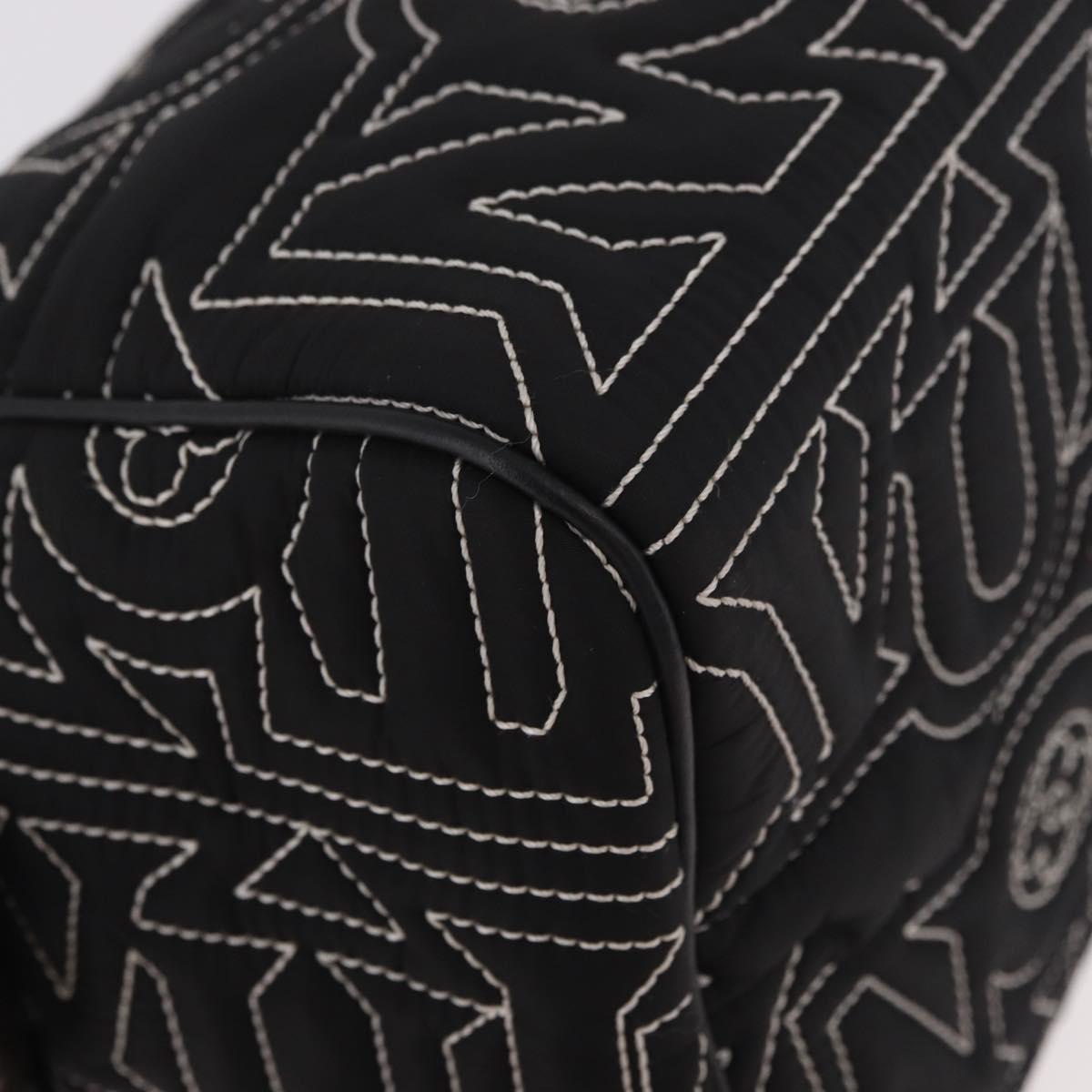 LOUIS VUITTON LV Snow Dopp Kit Clutch Bag Nylon Black M21435 LV Auth BA13321SM