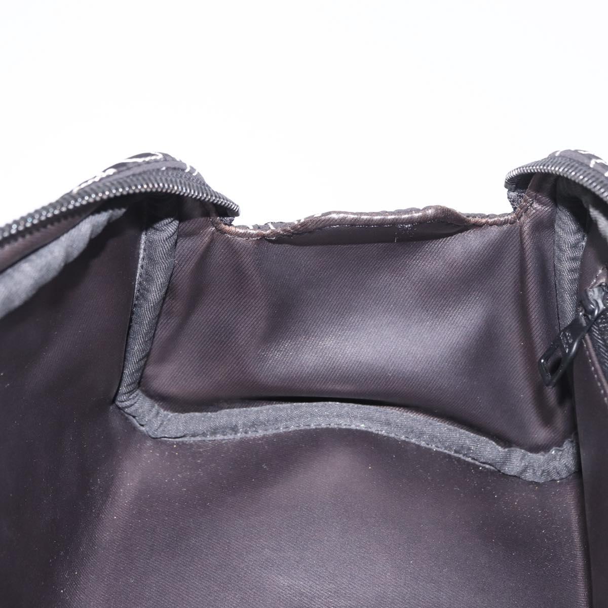 LOUIS VUITTON LV Snow Dopp Kit Clutch Bag Nylon Black M21435 LV Auth BA13321SM