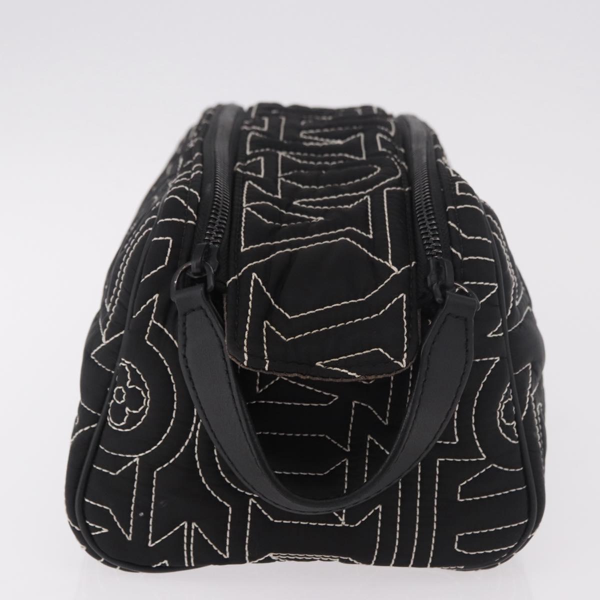 LOUIS VUITTON LV Snow Dopp Kit Clutch Bag Nylon Black M21435 LV Auth BA13321SM