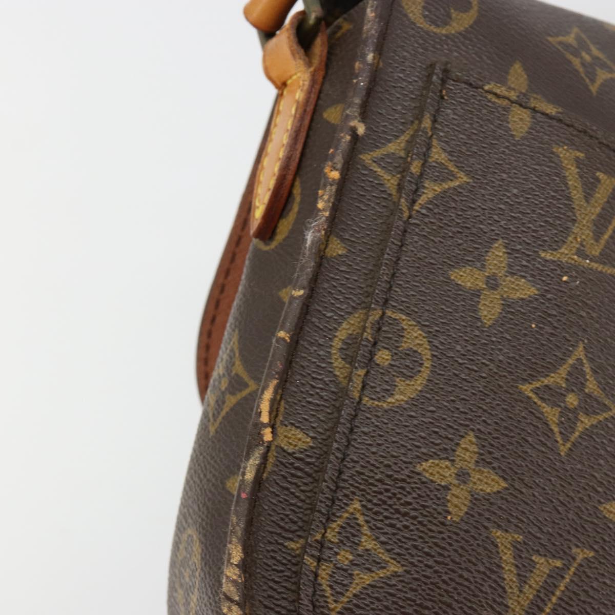 LOUIS VUITTON Monogram Saint Cloud MM Shoulder Bag M51243 LV Auth BA13328