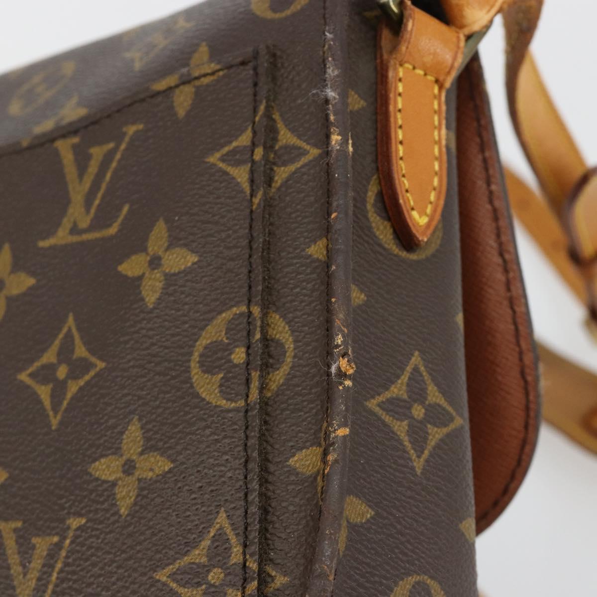 LOUIS VUITTON Monogram Saint Cloud MM Shoulder Bag M51243 LV Auth BA13328