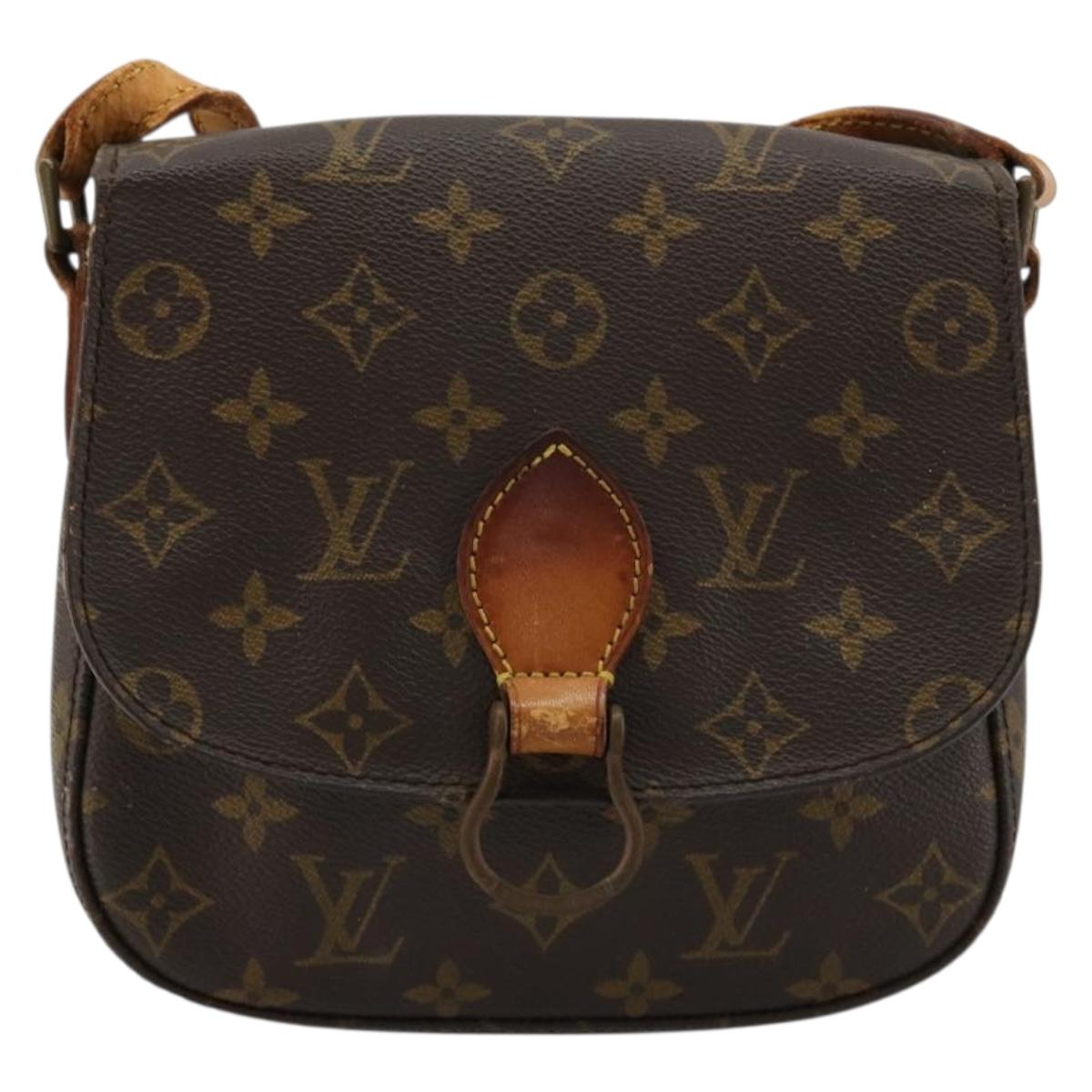LOUIS VUITTON Monogram Saint Cloud MM Shoulder Bag M51243 LV Auth BA13328