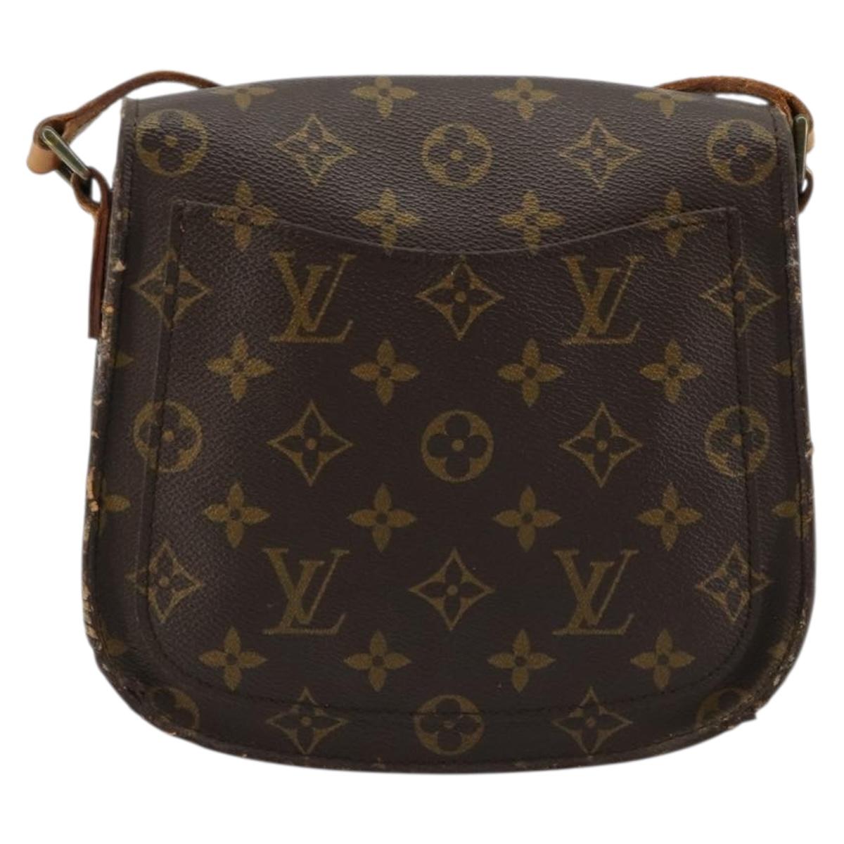LOUIS VUITTON Monogram Saint Cloud MM Shoulder Bag M51243 LV Auth BA13328