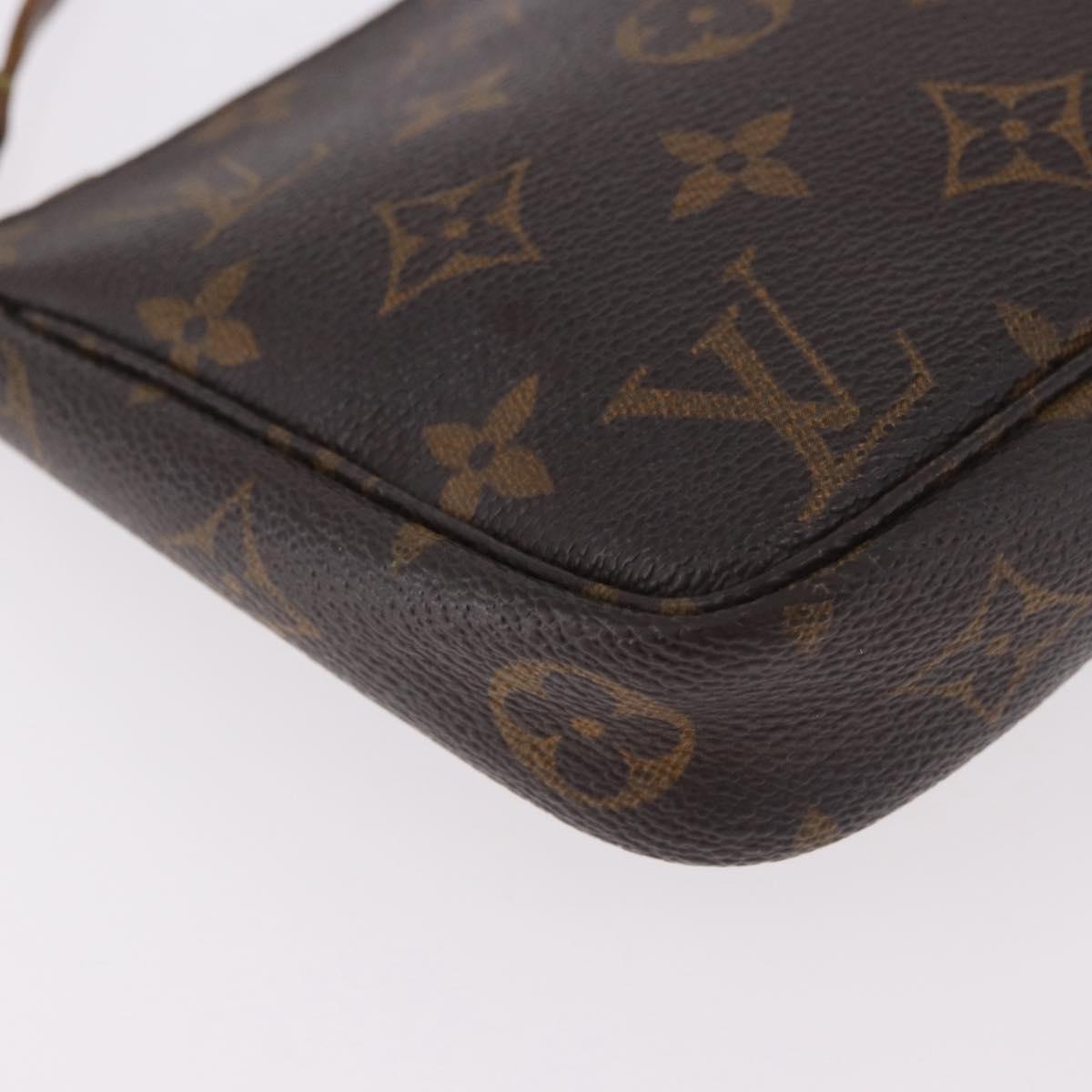 LOUIS VUITTON Monogram Pochette Accessoires Pouch M51980 LV Auth BA13329