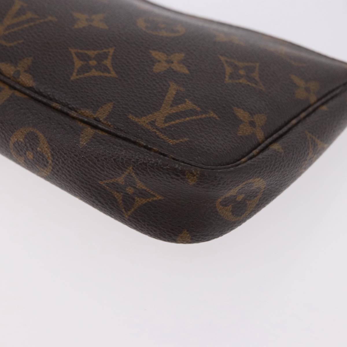 LOUIS VUITTON Monogram Pochette Accessoires Pouch M51980 LV Auth BA13329