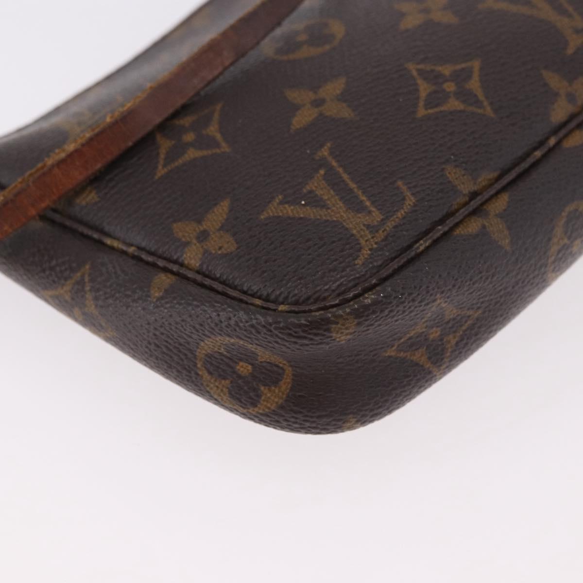 LOUIS VUITTON Monogram Pochette Accessoires Pouch M51980 LV Auth BA13329